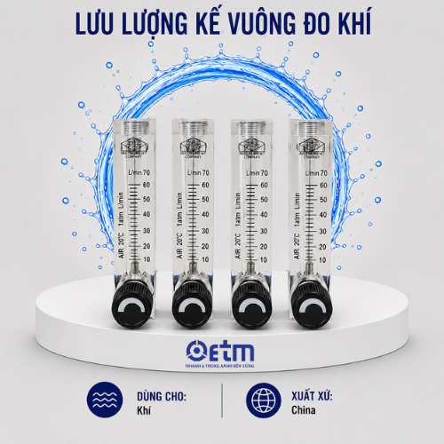 Lưu lượng kế vuông đo khí